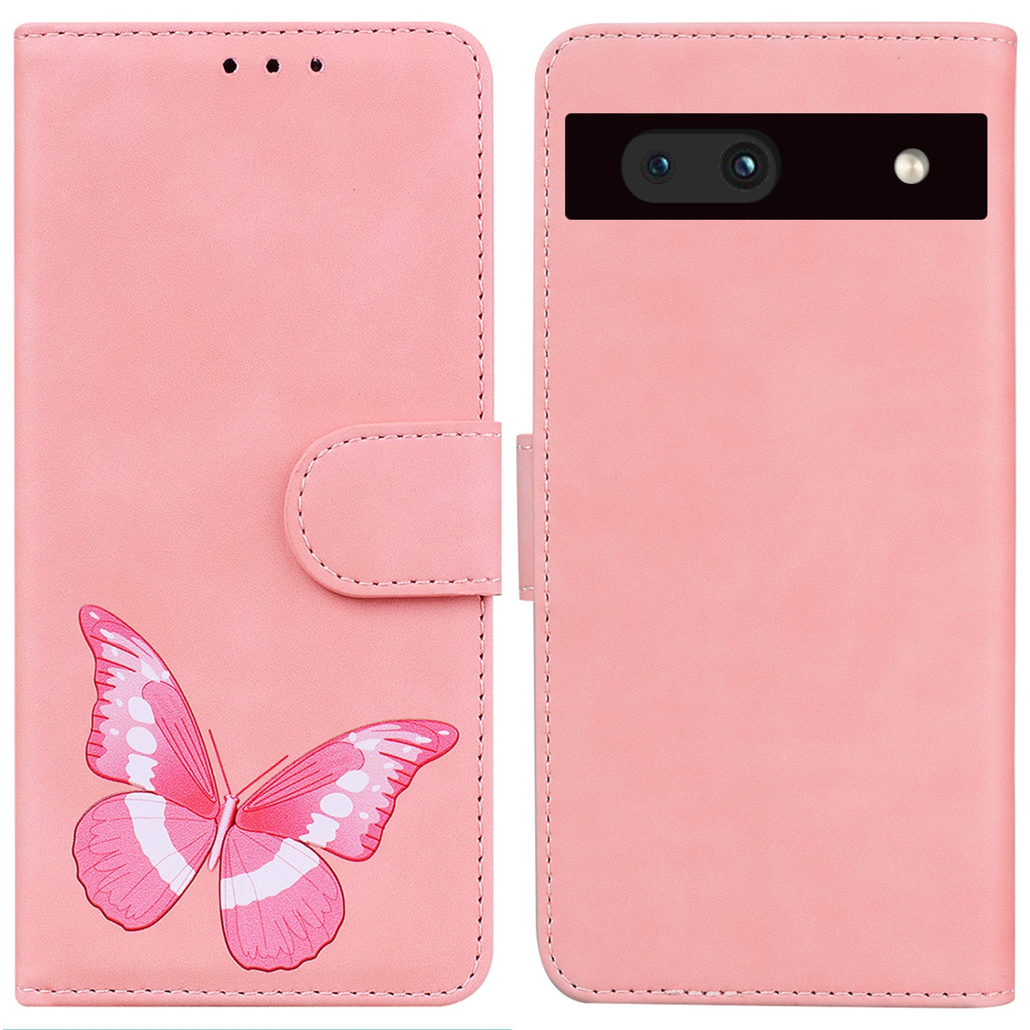 For Google Pixel 7a Skin-touch Feeling Phone Shell Big Butterfly Pattern Printing Wallet PU Leather Stand Cover Case For Google Pixel 7a Skin-touch Feeling Phone Shell Big Butterfly Pattern Printing Wallet PU Leather Stand Cover Case